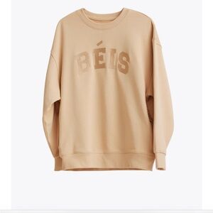 BEIS beige sweatshirt